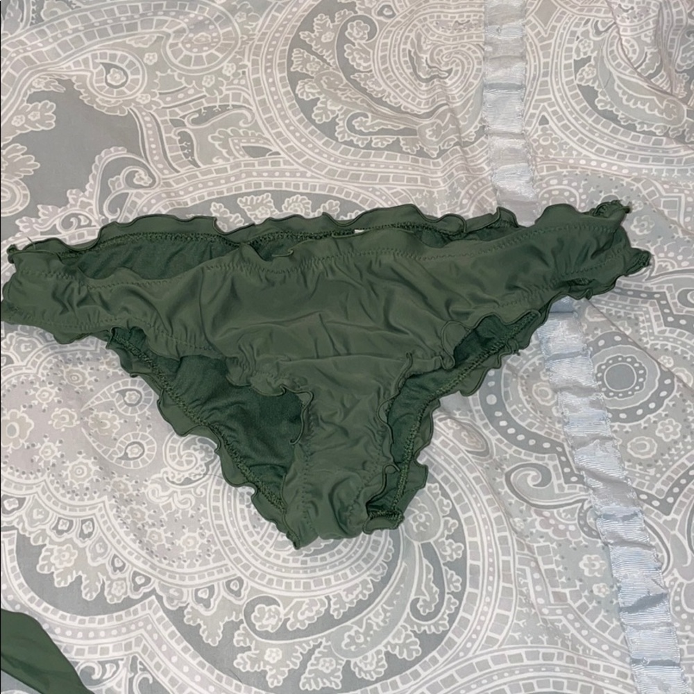 Hollister Bikini bottoms army green